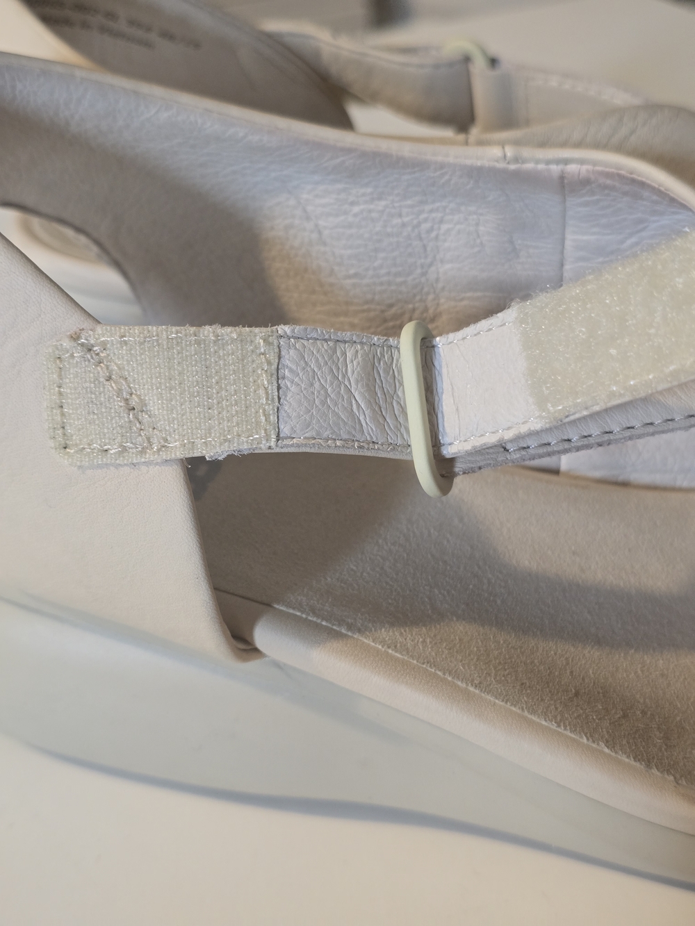 Camper White Women's Platform Leather  Sandal Size 39 - Picture 7 of 11